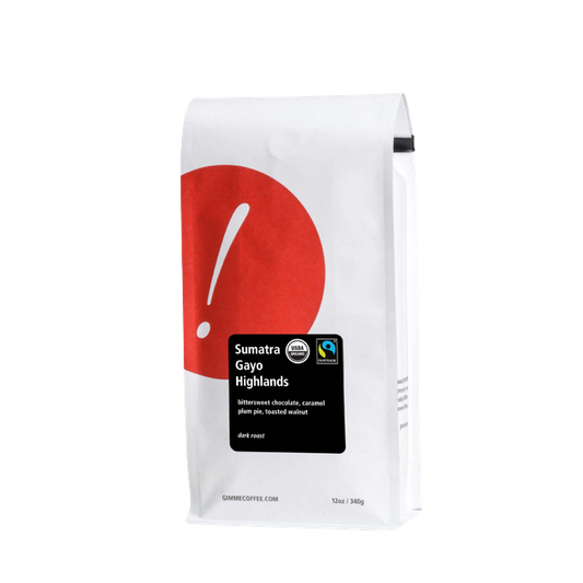 Sumatra Gayo Highlands Dark Roast FT Organic 12 oz - Coffee Selection for Home Coffee Enthusiasts
