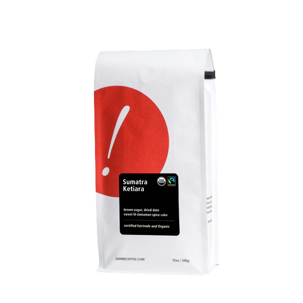 Sumatra Ketiara Fairtrade Organic 2 lb - Coffee Selection for Home Coffee Enthusiasts