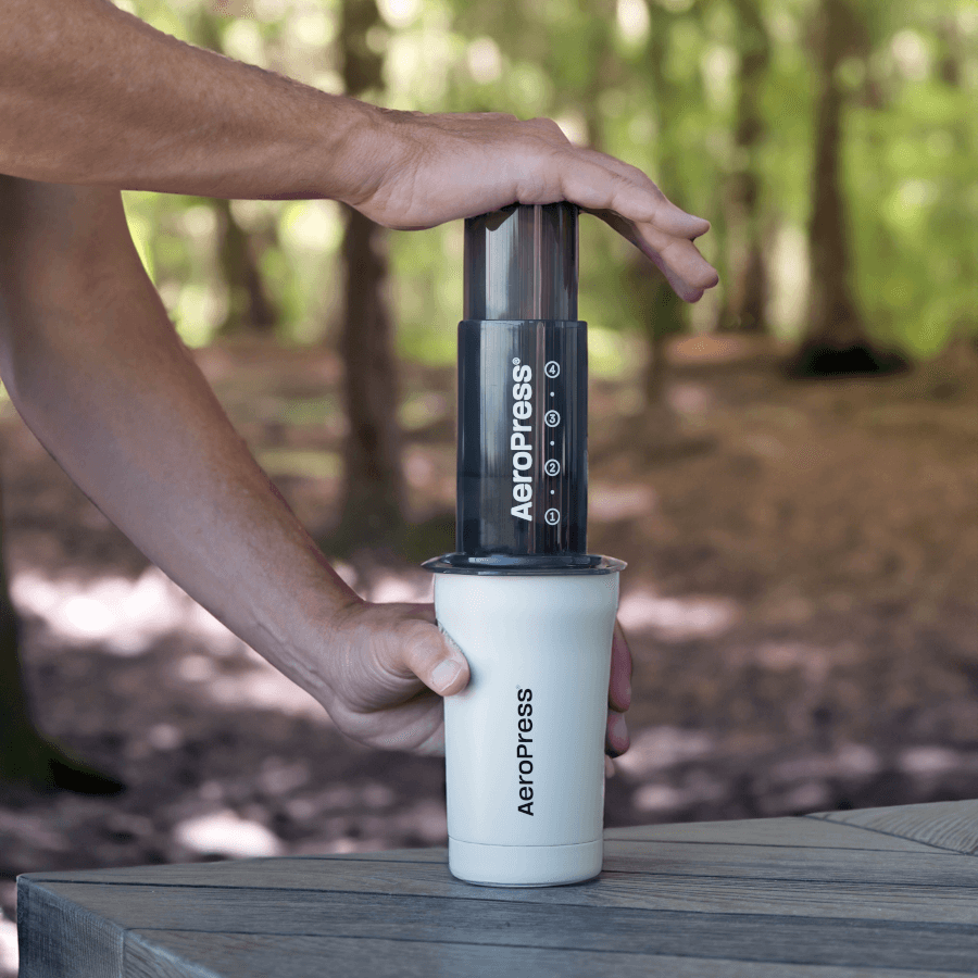 AeroPress Travel Coffee Tumbler - Stainless Steel - Coffee Serving Essential for Everyday Routines